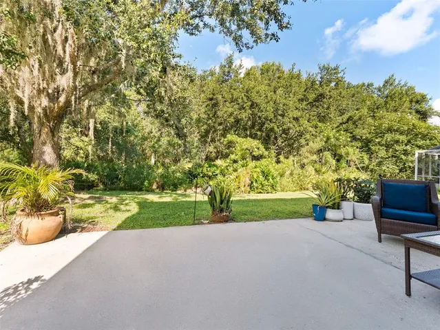 a view of a park with slide