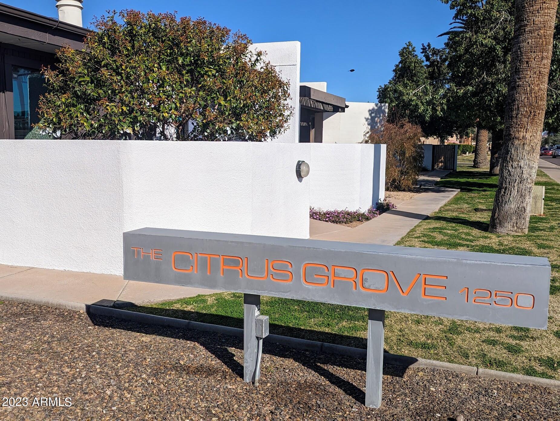 1250 East Bethany Home Road, Unit 5 Phoenix, AZ 85014 - Photo 29 of 31 Citrus Grove entry