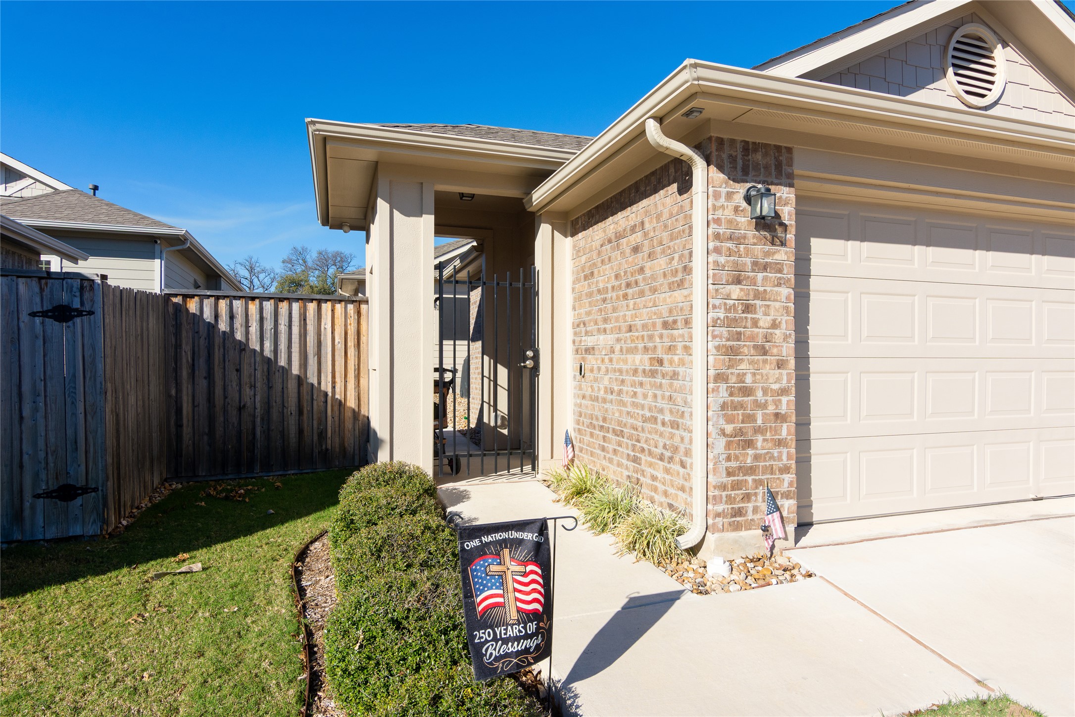 2809 Hopi Path, Unit 12 Leander, TX 78641 - Photo 2 of 34 Feel secure and safe in your inner sanctum. Private gate gives you peace of mind.