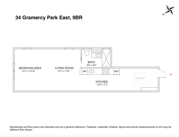 $995,000 | 34 Gramercy Park East, Unit 9BR | Gramercy