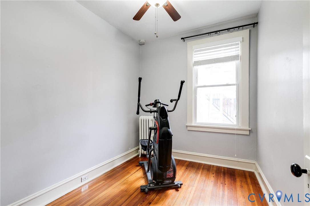 804 Cleveland Street Richmond, VA 23221 - Photo 24 of 25 a view of entryway with wooden floor and a window