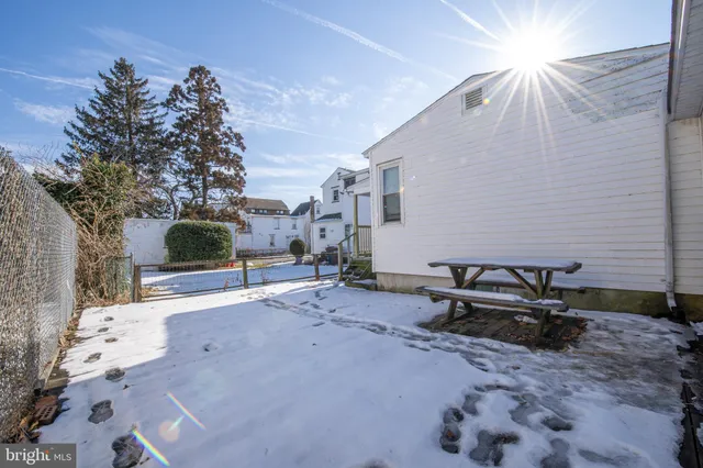 a view of a backyard of a house