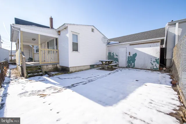 a backyard of a house
