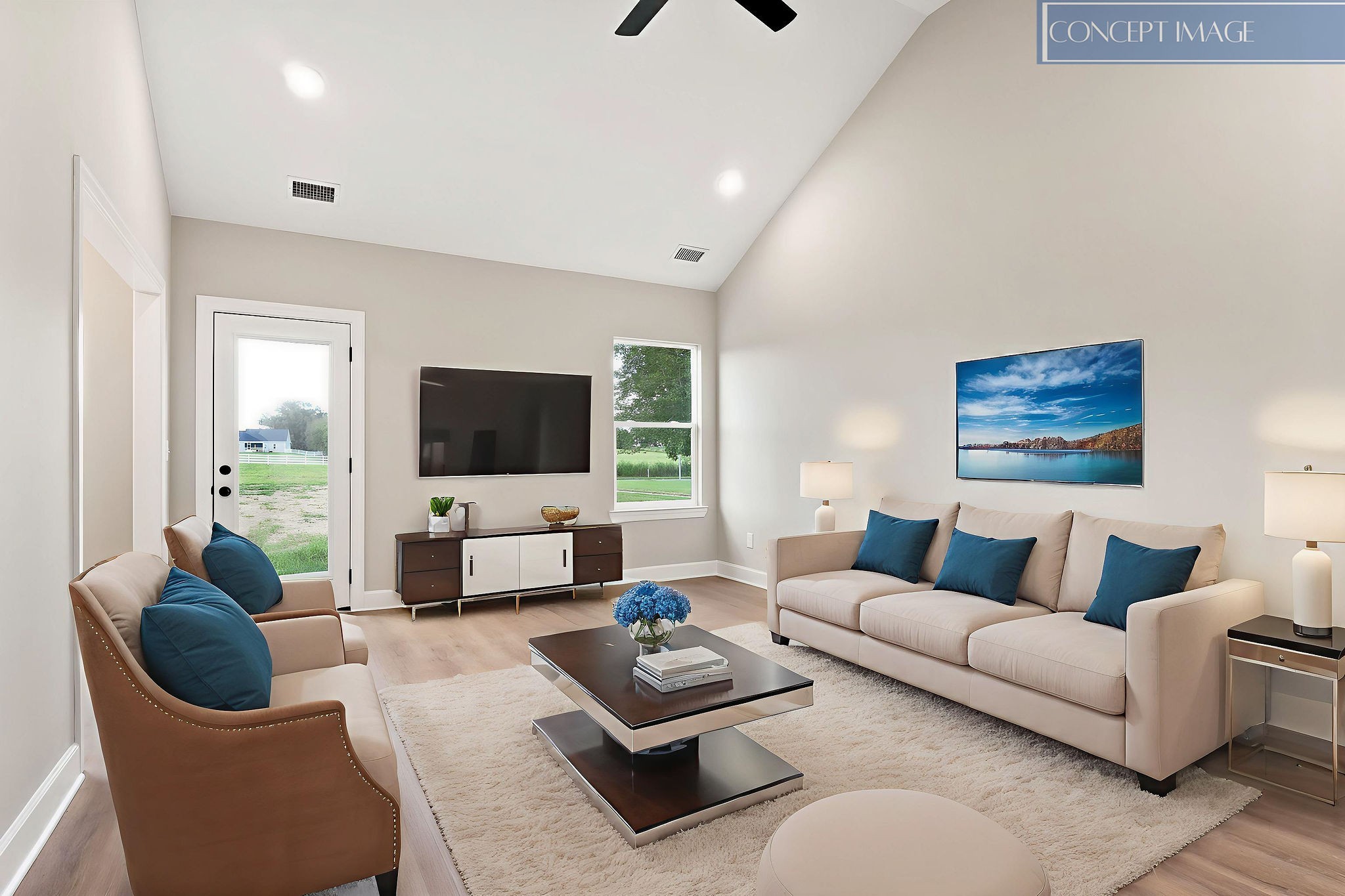 3535 Keltonburg Road Smithville, TN 37166 - Photo 6 of 37 a living room with furniture and a flat screen tv