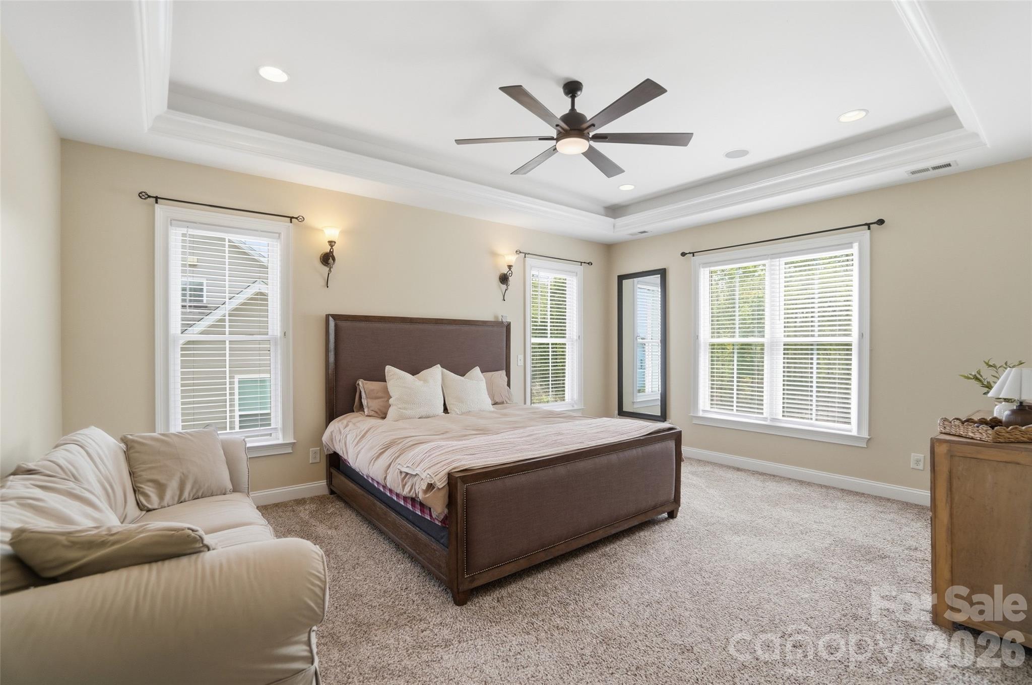 3383 Keady Mill Loop Kannapolis, NC 28081 - Photo 23 of 47 a bedroom with a large bed and a window