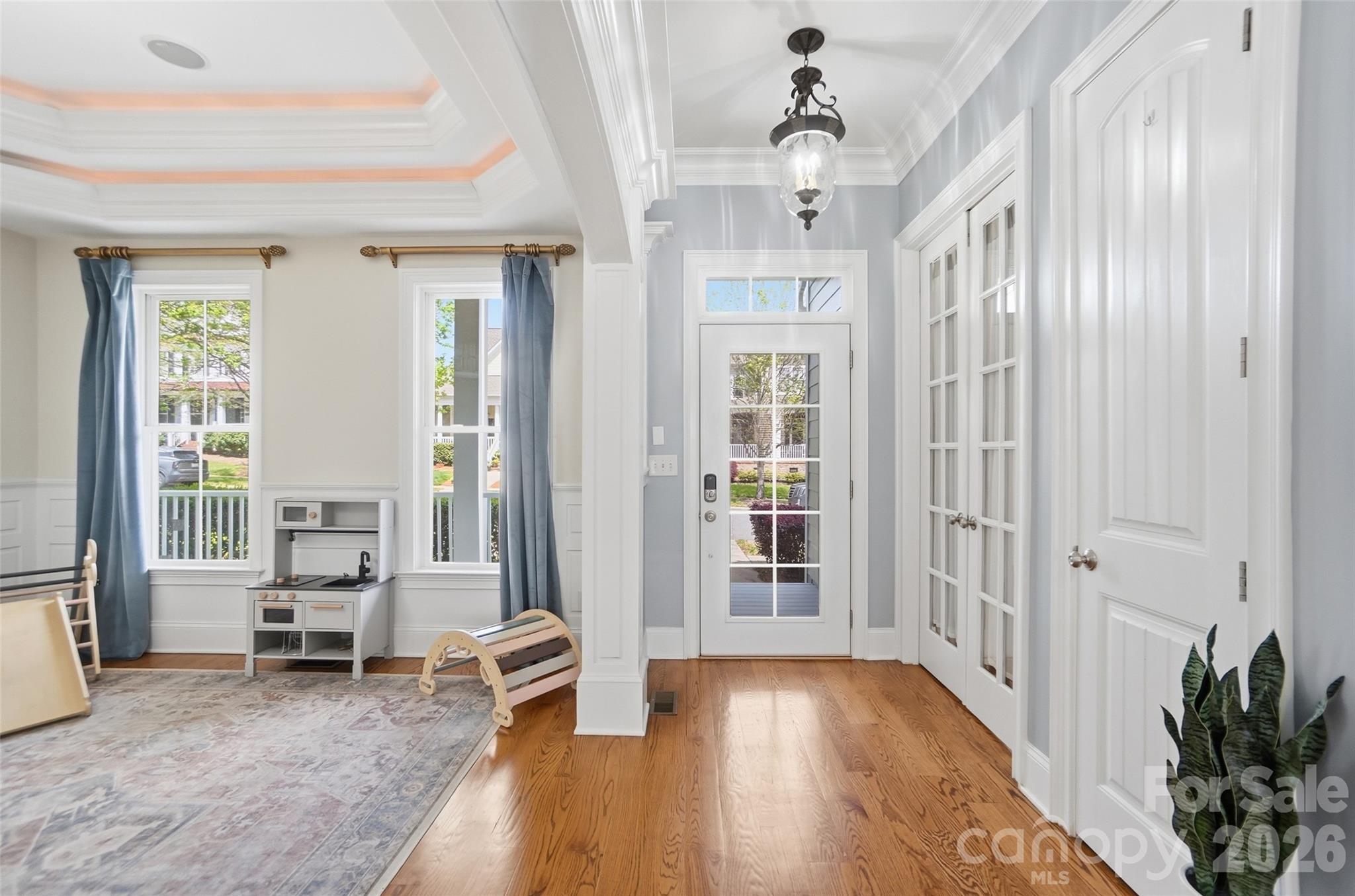 3383 Keady Mill Loop Kannapolis, NC 28081 - Photo 7 of 47 a view of a livingroom with furniture window and wooden floor