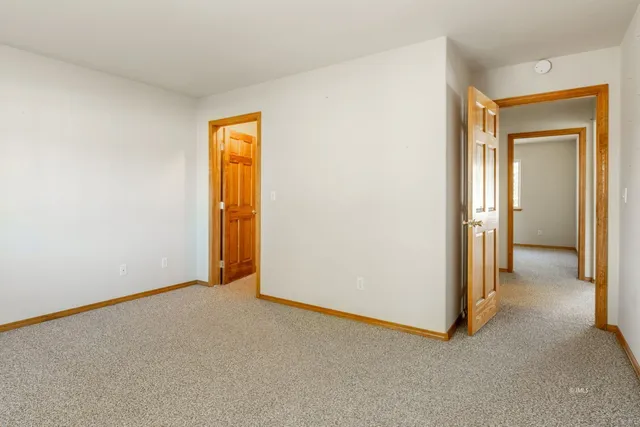 a view of an empty room