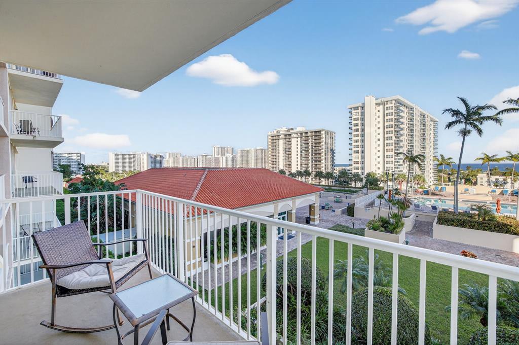 3020 Northeast 32nd Avenue, Unit 819 Fort Lauderdale, FL 33308 - Photo 5 of 68 a view of a balcony with chairs