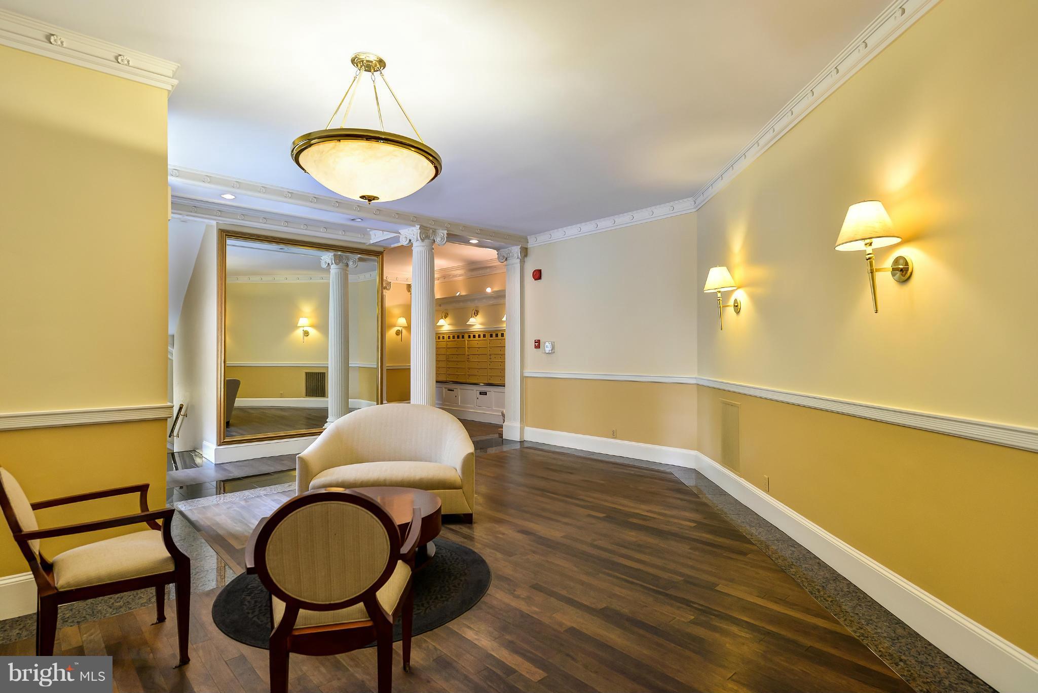 1830 17th Street Northwest, Unit 606 Washington, DC 20009 - Photo 17 of 26 Entrance lobby to mail and elevators