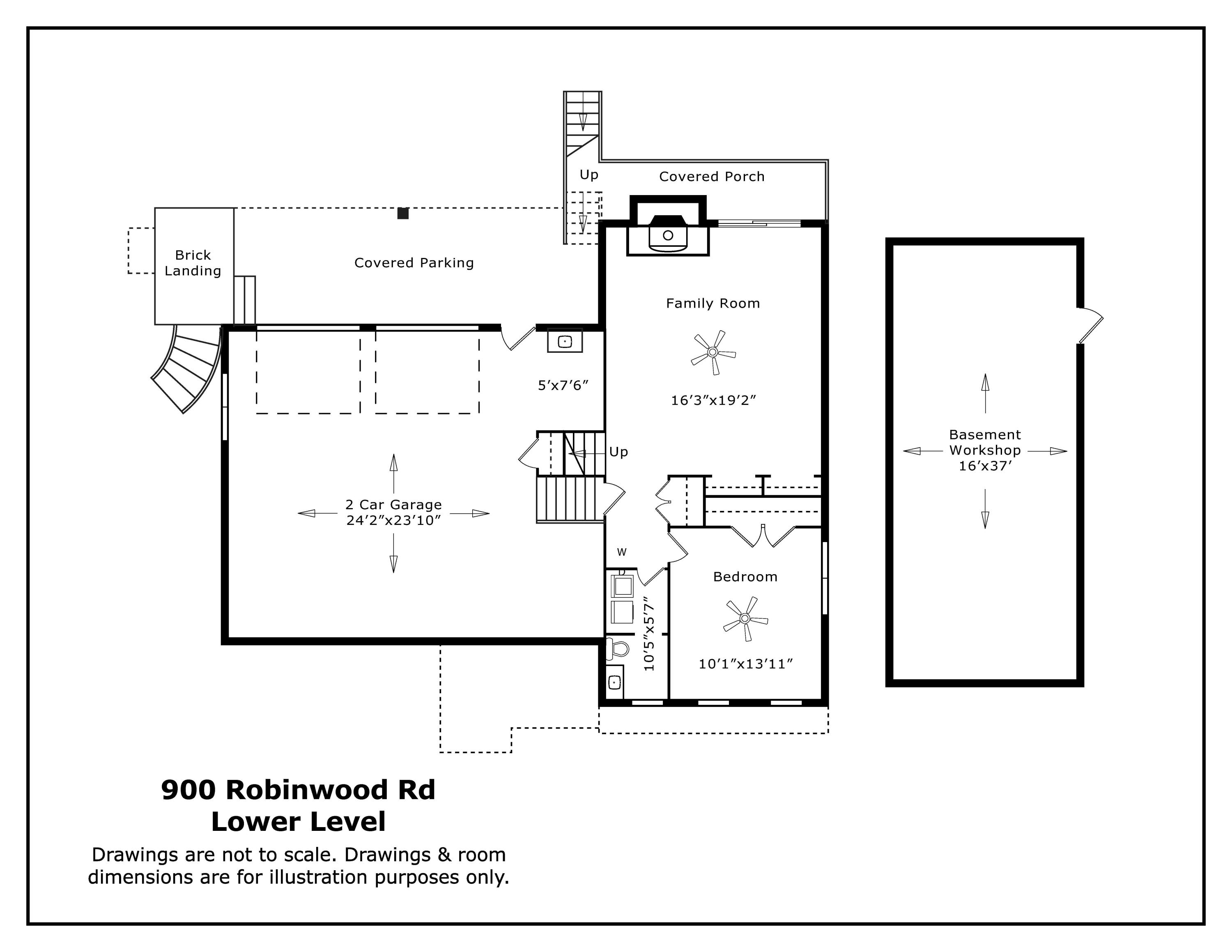900 Robinwood Road Aberdeen, NC 28315 - Photo 9 of 58 900 Robinwood Rd_Lower Level