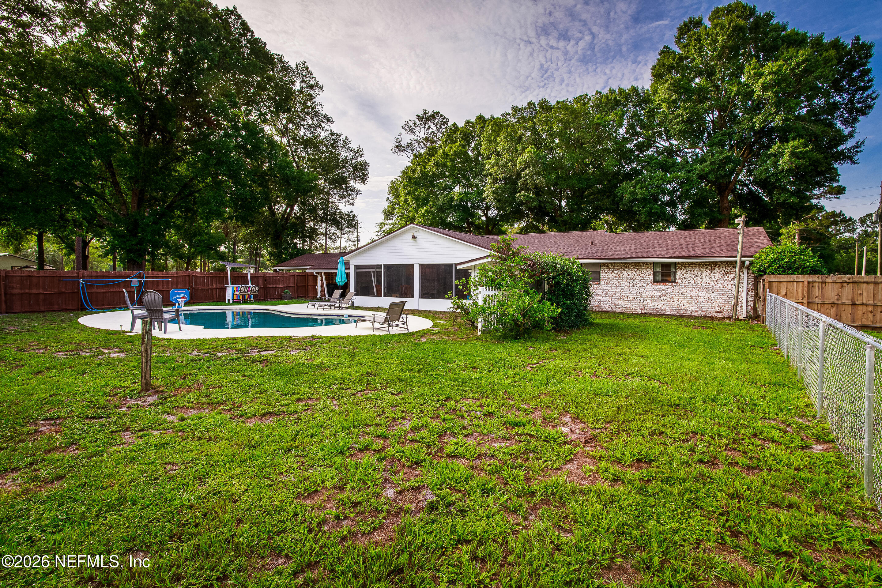 11401 Old Plank Road Jacksonville, FL 32220 - Photo 30 of 42 a house view with swimming pool in front of it