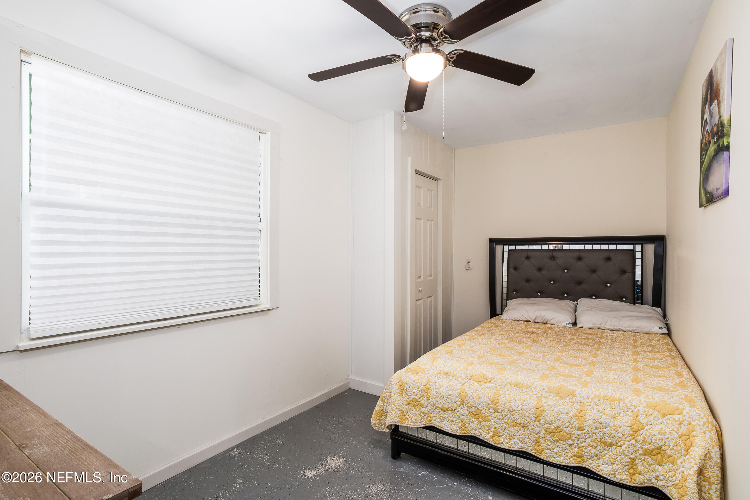 11401 Old Plank Road Jacksonville, FL 32220 - Photo 37 of 42 a bedroom with a bed and ceiling fan