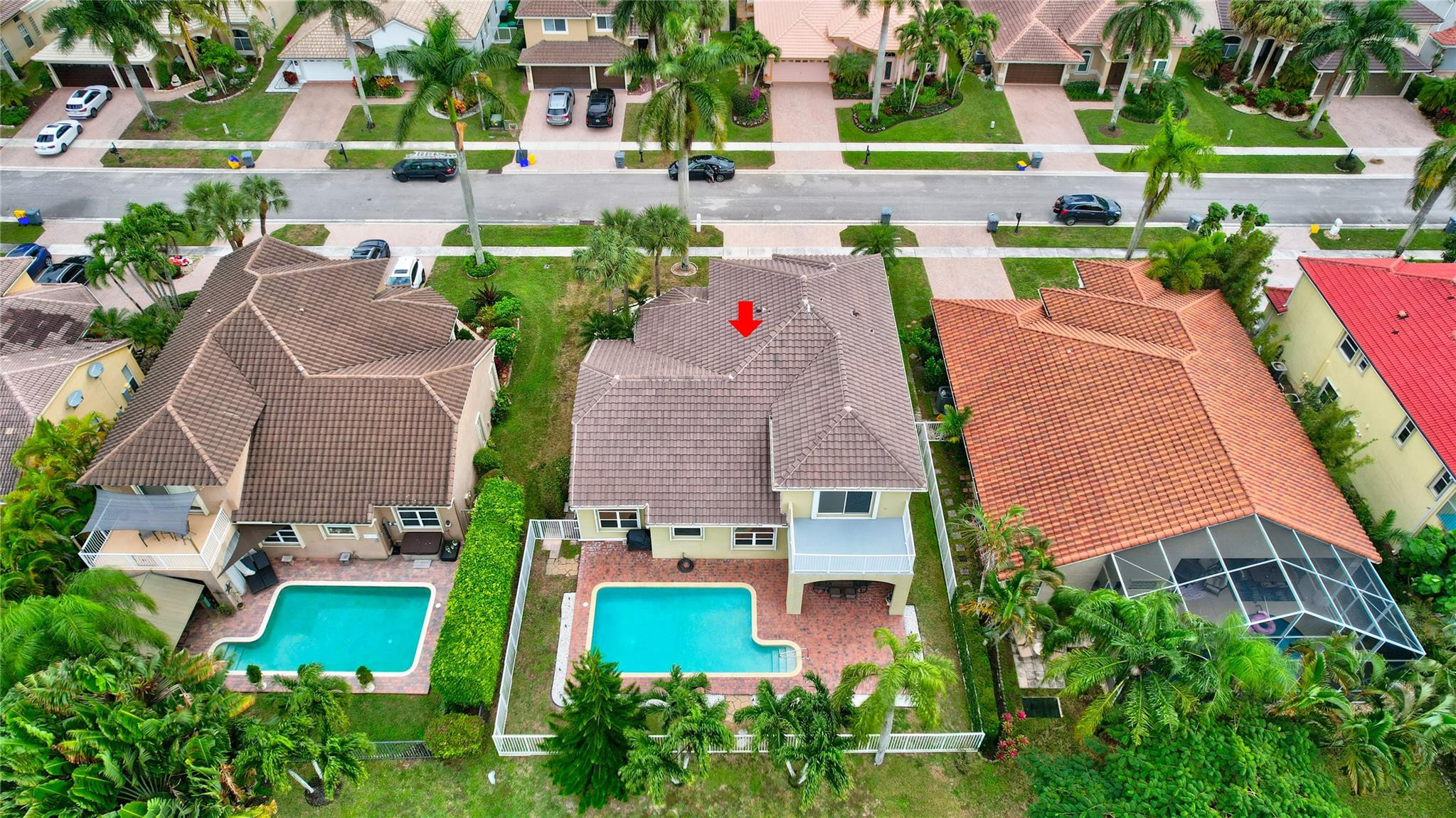 19640 Dinner Key Drive Boca Raton, FL 33498 - Photo 41 of 44 an aerial view of multiple houses with yard