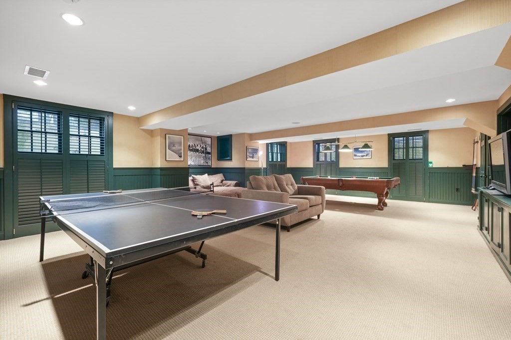 20 Sears Road Brookline, MA 02445 - Photo 31 of 40 a room with furniture pool table and windows