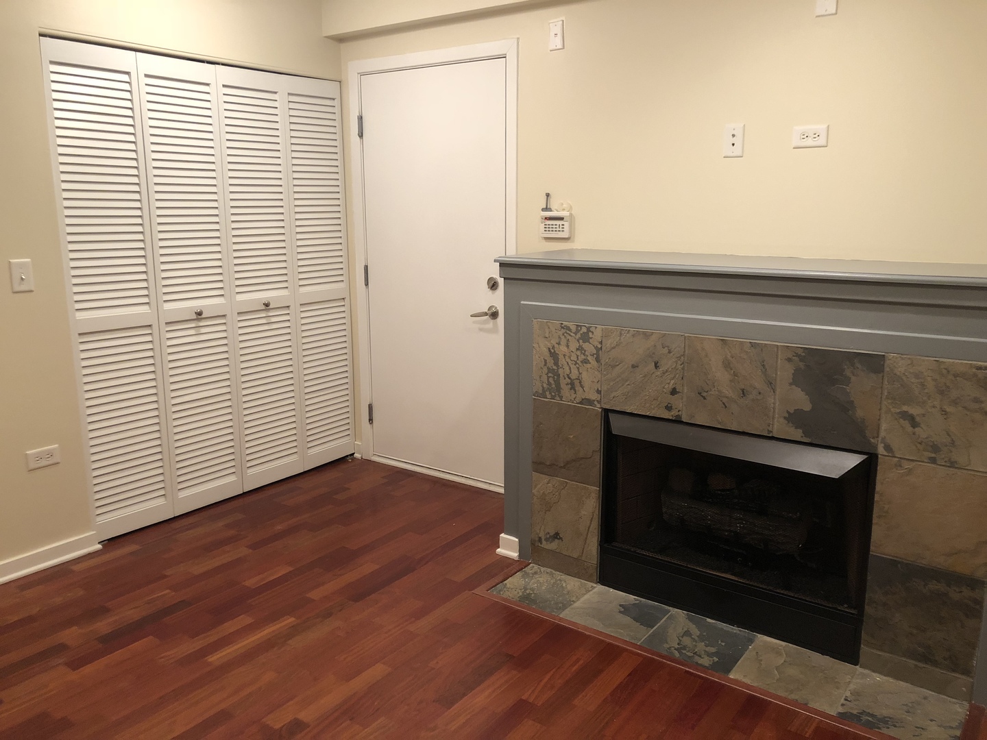 1244 West Monroe Street, Unit 7 Chicago, IL 60607 - Photo 7 of 12 a view of a livingroom with a fireplace and window