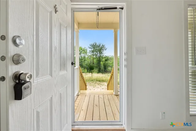 a view of a entryway