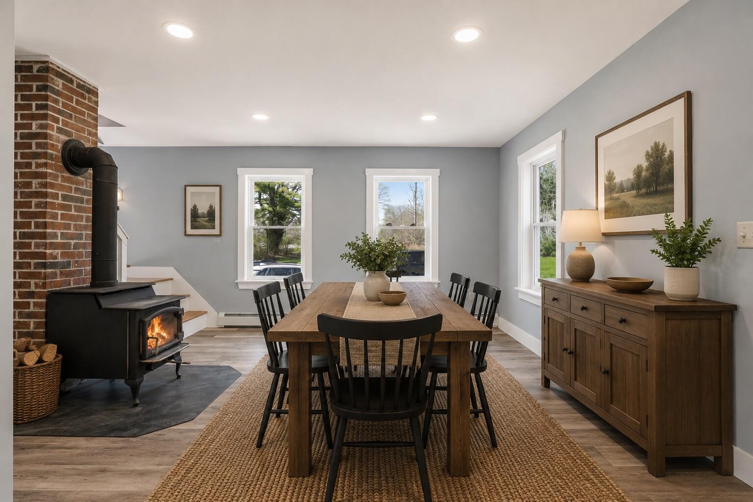 222 River Road Richmond, ME 04357 - Photo 16 of 83 virtual stage dining room 222 River