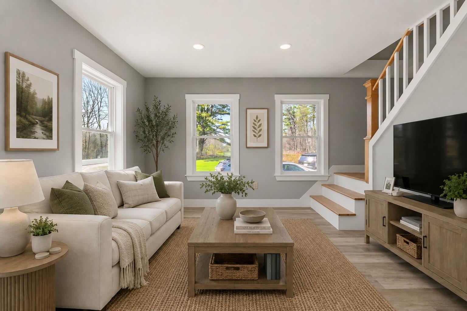 222 River Road Richmond, ME 04357 - Photo 10 of 83 virtual stage livingroom 222 River