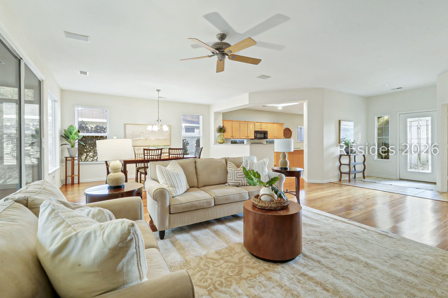 167 Hampton Circle Bluffton, SC 29909 - Photo 8 of 59 Open living and dining space.