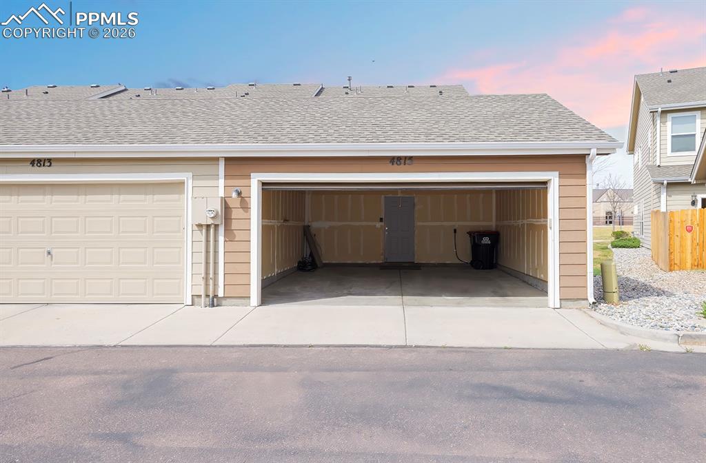 4815 Harrier Ridge Drive Colorado Springs, CO 80916 - Photo 21 of 33 View of garage