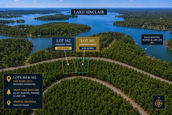 $8,500 | Lot 162 Jamesway Drive, Sparta, GA 31087