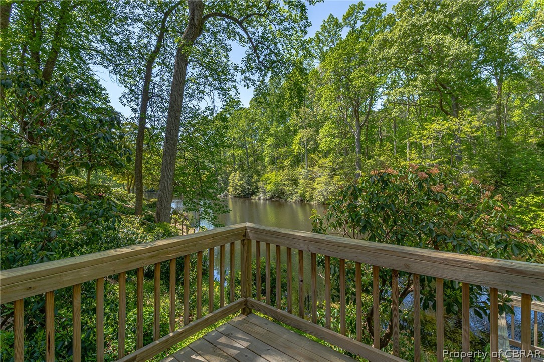 5818 Rivers Landing Terrace, Unit 5818 White Stone, VA 22578 - Photo 37 of 50 Deck featuring a water view