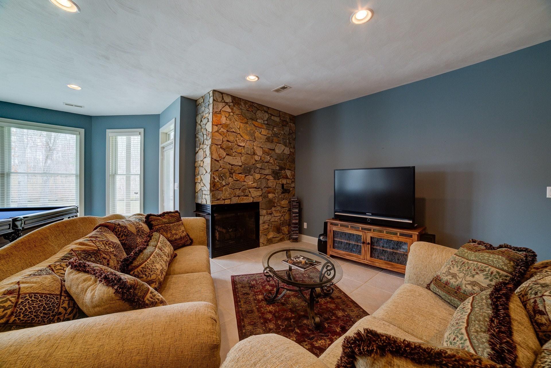 270 Cedar Bay Road Union Hall, VA 24176 - Photo 39 of 77 Lower level living room