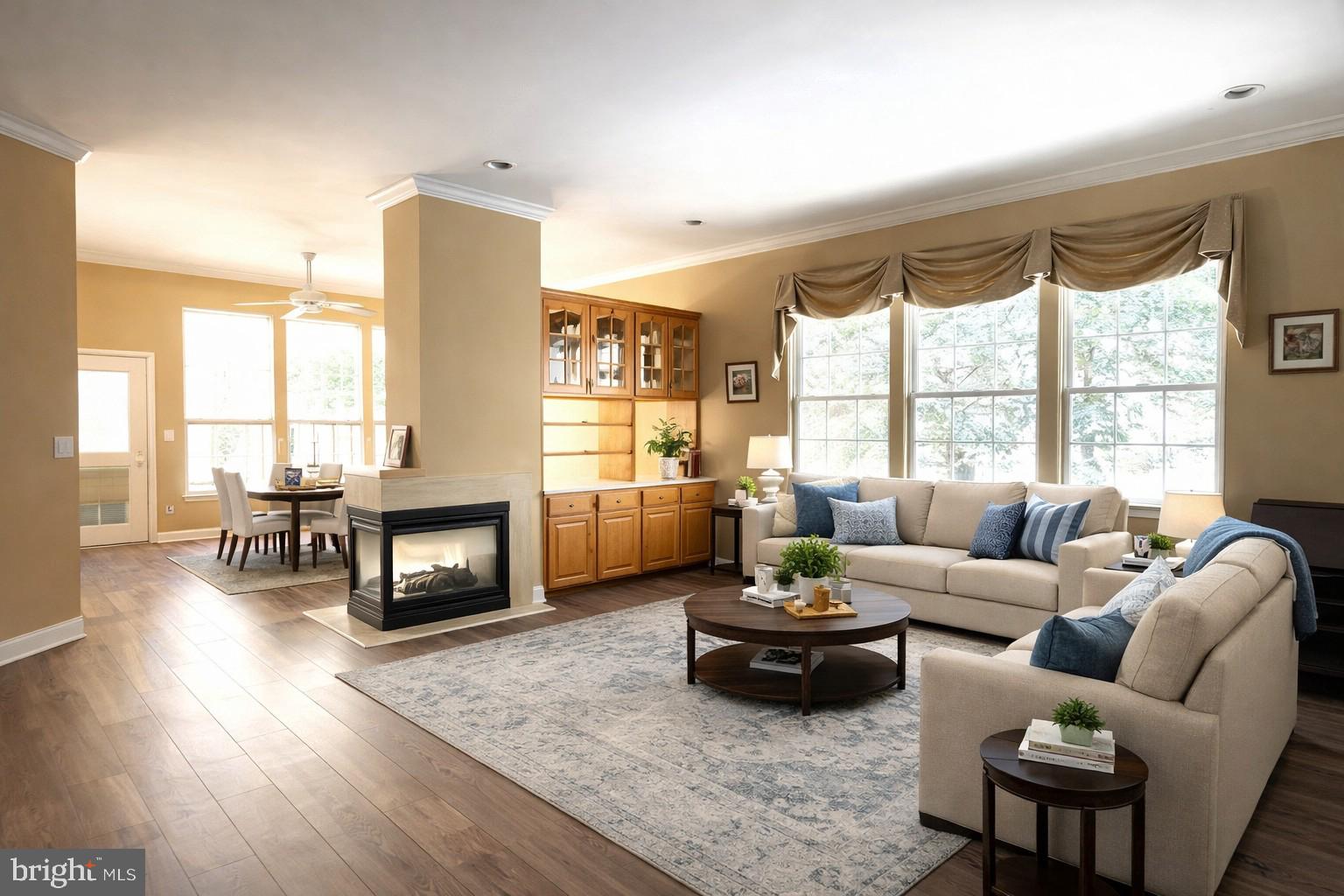 8 Manley Road Pennington, NJ 08534 - Photo 14 of 27 Living Room Virtually Staged