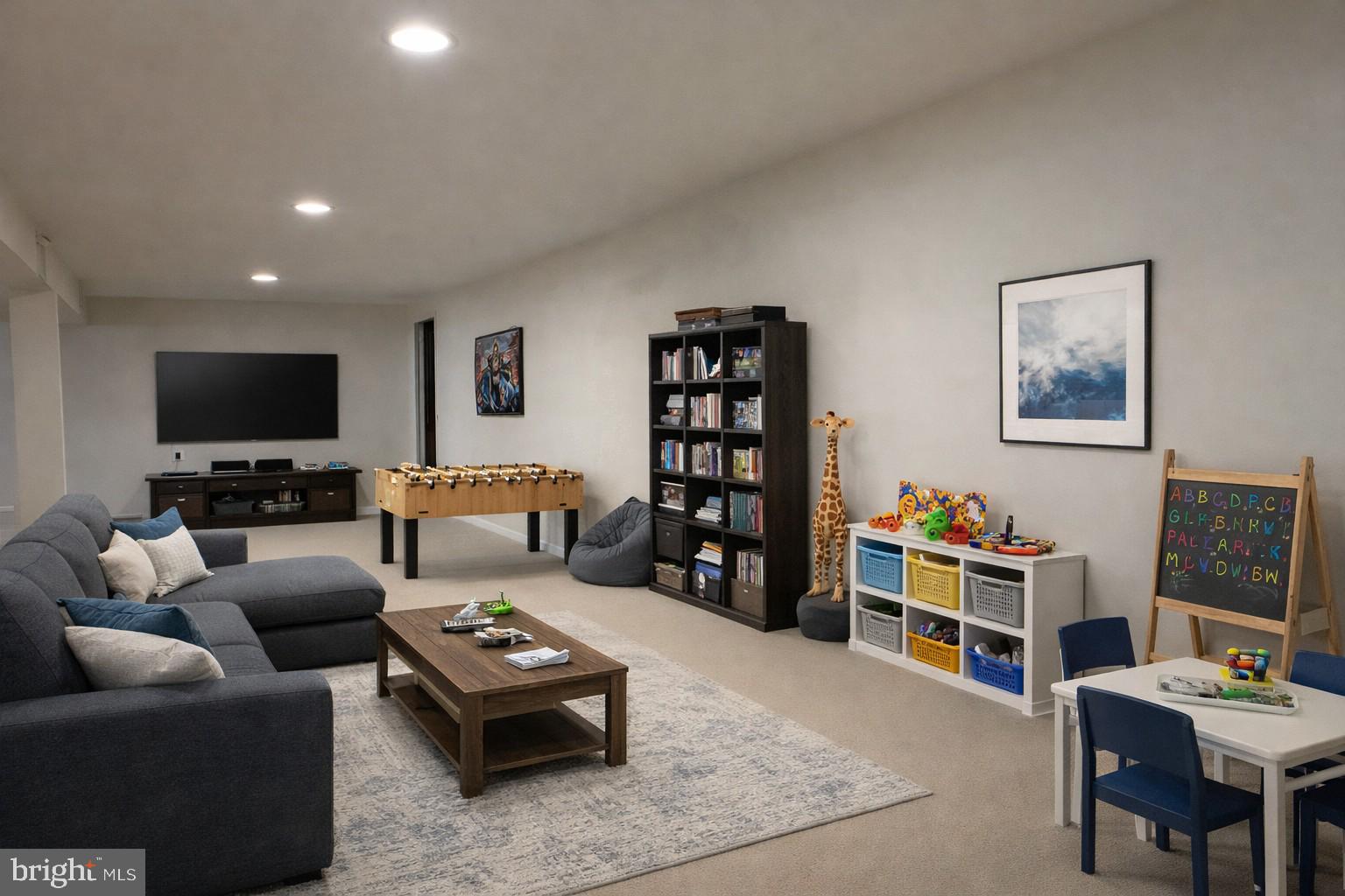 8 Manley Road Pennington, NJ 08534 - Photo 23 of 27 Basement Virtually Staged