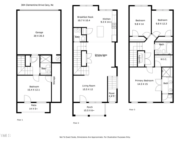 $554,900 | 304 Clementine Drive, Cary, NC 27519