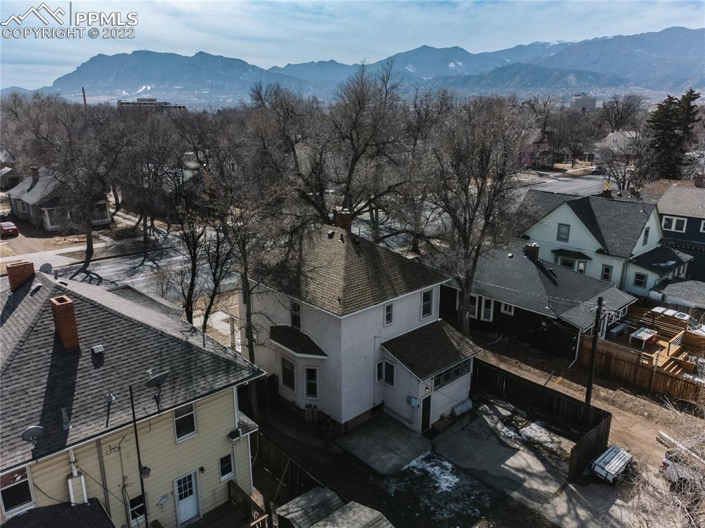 1018 East Boulder Street Colorado Springs, CO 80903 - Photo 39 of 40 a view of a house with a mountain