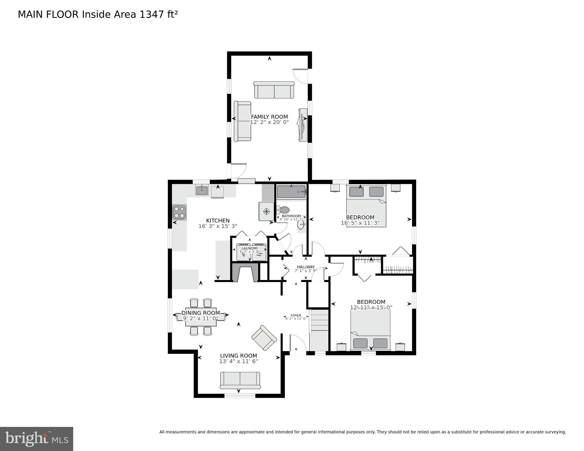 2601 Military Road Arlington, VA 22207 - Photo 118 of 119 Floor Plan - Main Floor of the Home!
