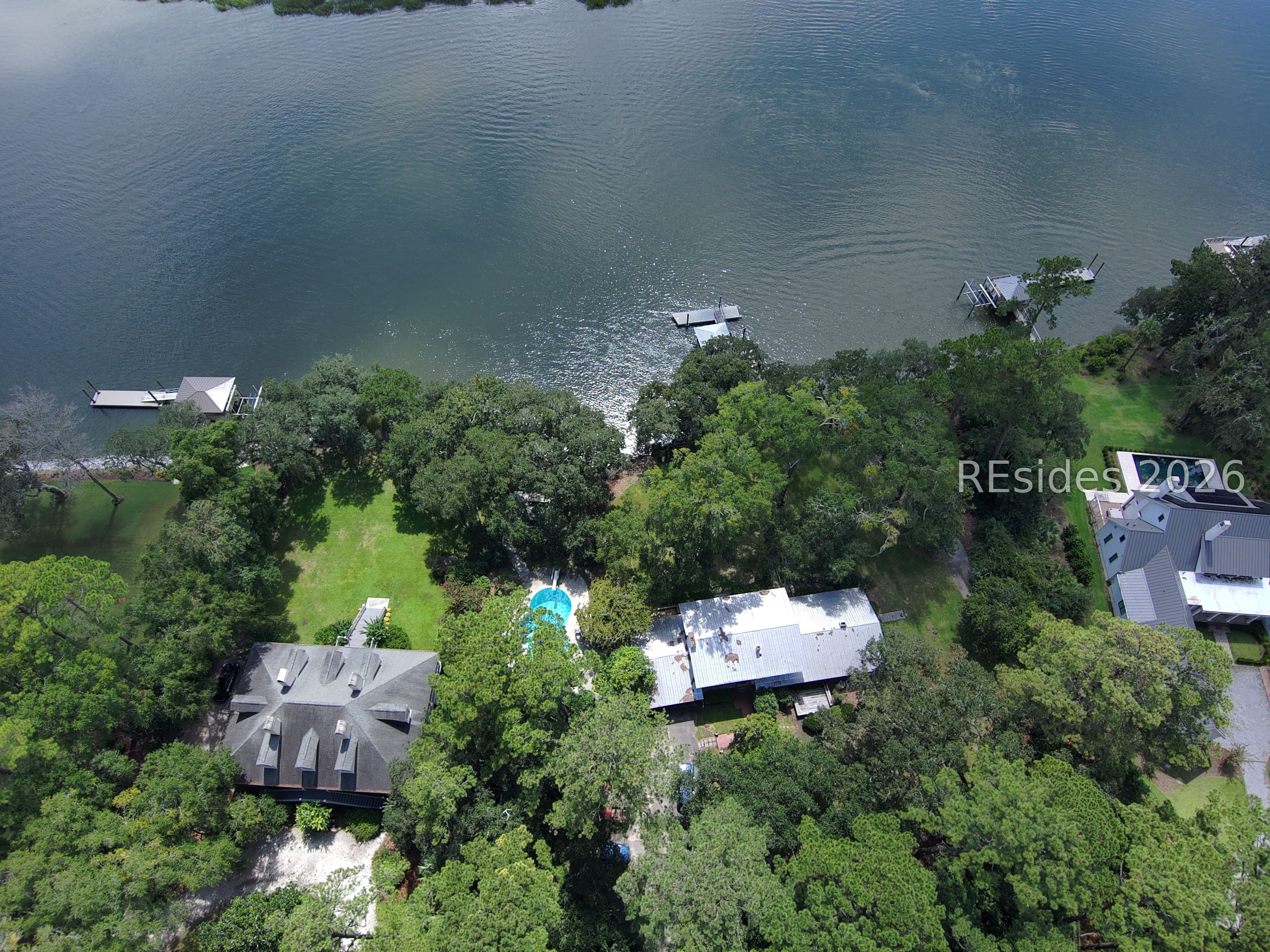 942 May River Road Bluffton, SC 29910 - Photo 26 of 27 Aerial View of river front