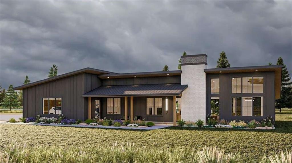 a front view of house