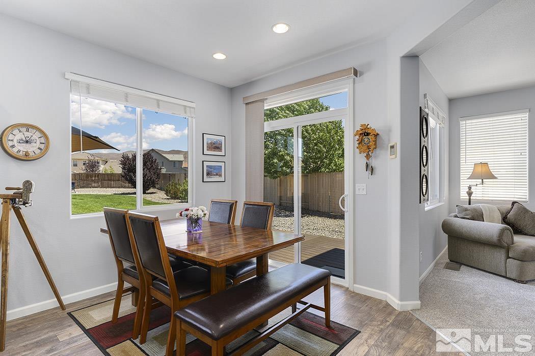 2267 Big Trail Circle Reno, NV 89521 - Photo 15 of 37 a dining room with furniture and wooden floor