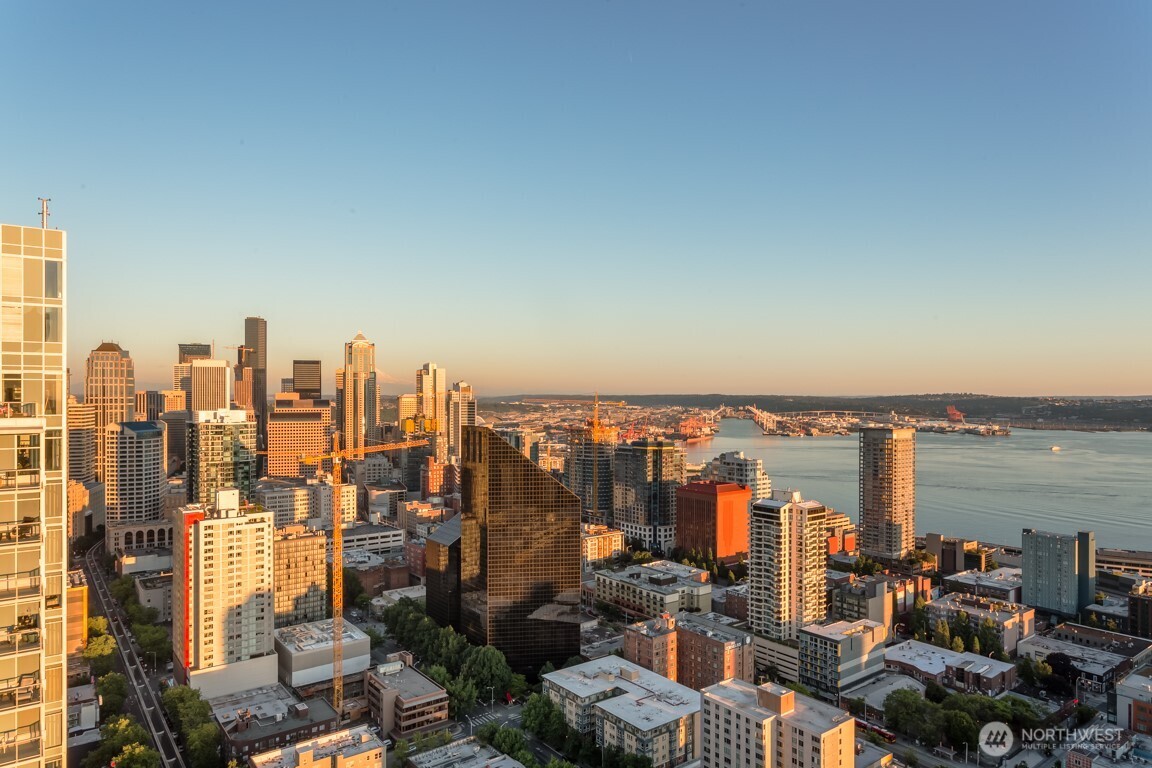 583 Battery Street, Unit 1405N Seattle, WA 98121 - Photo 28 of 37 a view of city and ocean