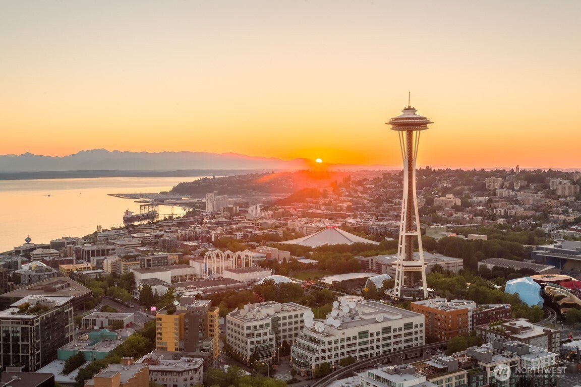 583 Battery Street, Unit 1405N Seattle, WA 98121 - Photo 33 of 37 a view of a city from a city skyline