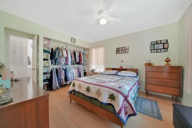 a room with furniture and a window