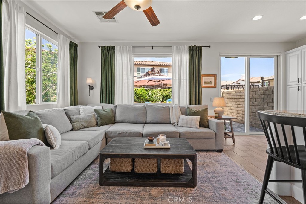 28356 Santa Rosa Lane Saugus, CA 91350 - Photo 33 of 50 a living room with furniture and a large window