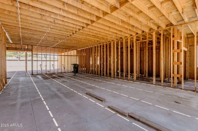 a backyard of a house