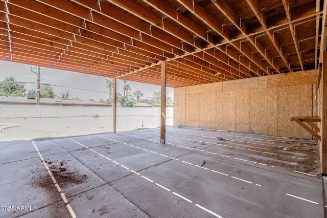a view of a backyard of a house