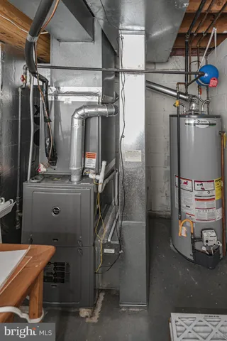 a view of storage and utility room