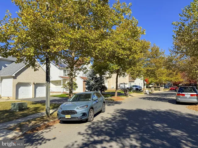 a car parked on the side of a street