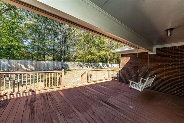 a view of a roof deck