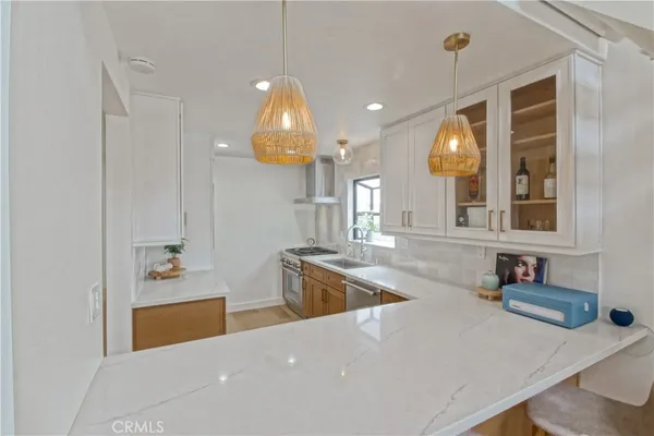 a bedroom with a bed and a fireplace