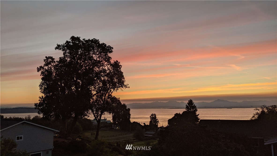 6623 Humphrey Road Clinton, WA 98236 - Photo 5 of 40 a view of an ocean and a mountain