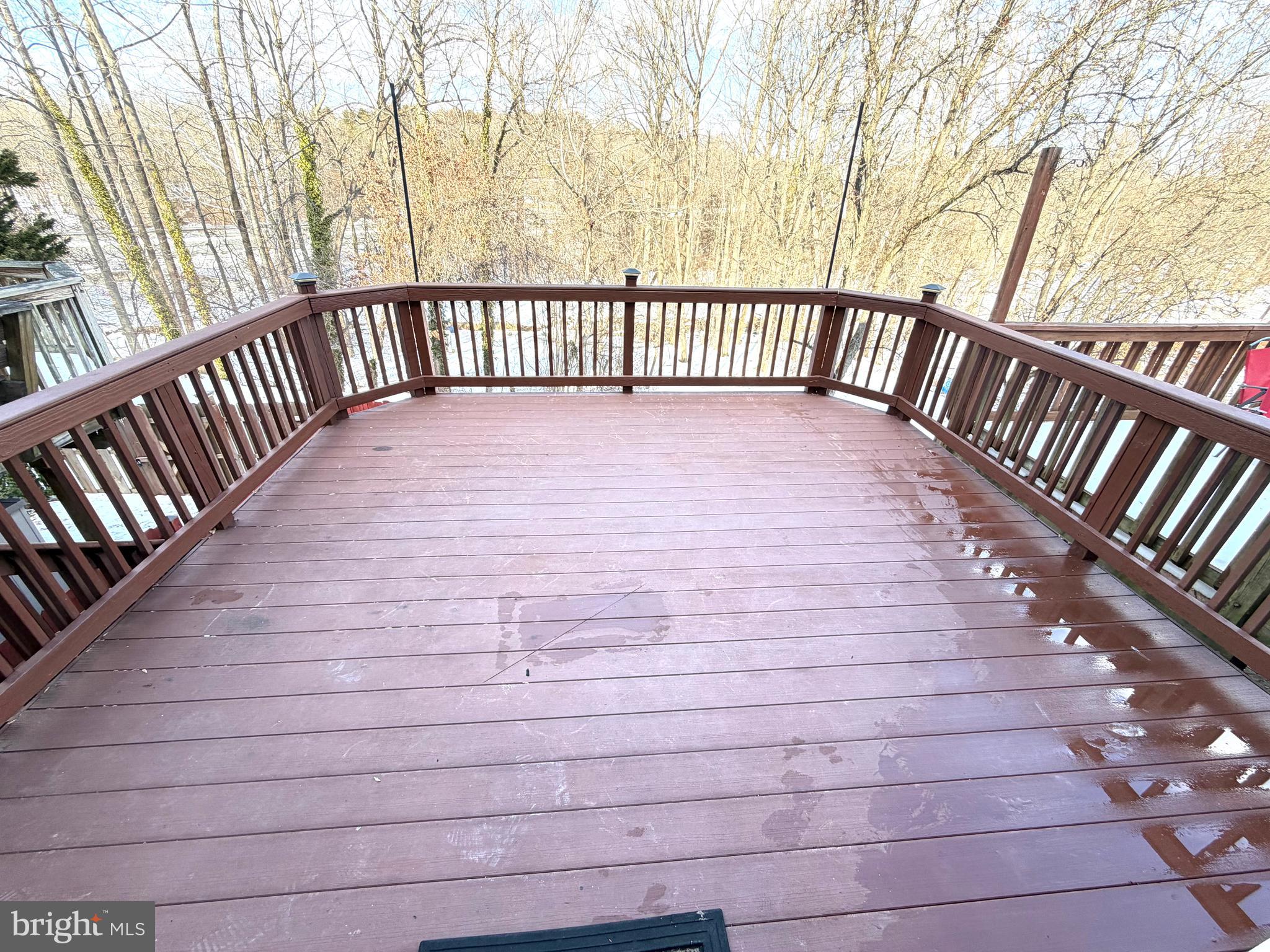 8 Hardwood Drive Rosedale, MD 21237 - Photo 35 of 42 a view of balcony with wooden floor