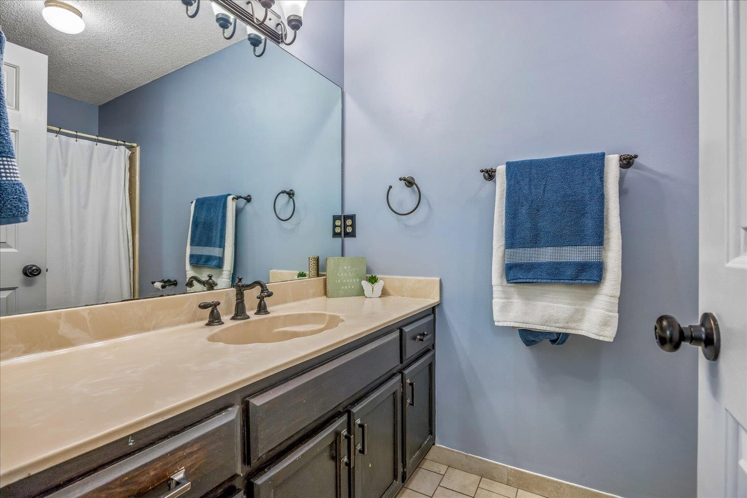 184 Cherokee Road Millington, TN 38053 - Photo 10 of 27 Bathroom vanity featuring a single basin, bronze-finish faucet, and coordinating hardware
