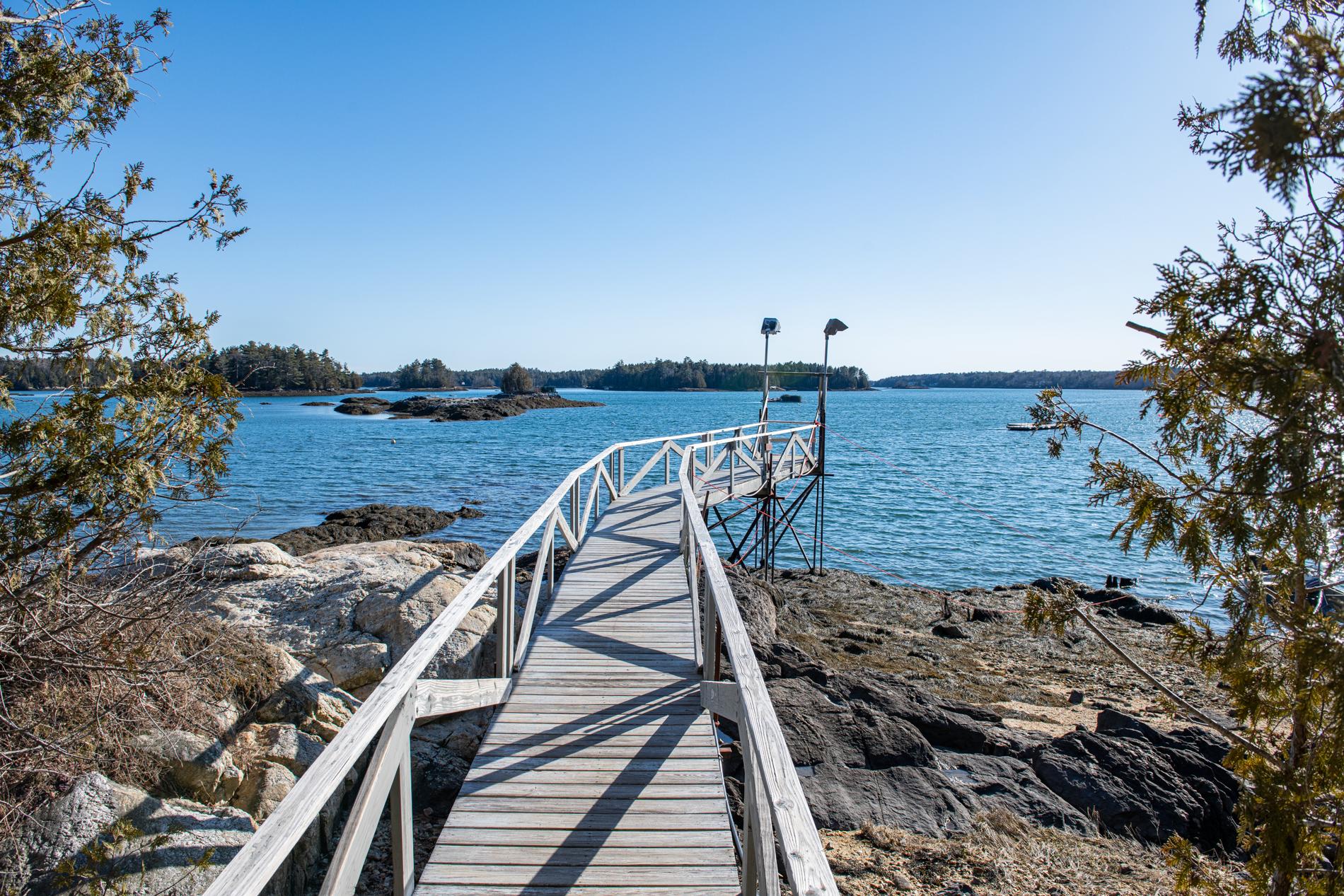 3 Upper Rich Cove Road Harpswell, ME 04079 - Photo 68 of 73 74 Shared Dock Ramp Waterfront ROW