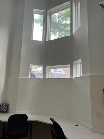 a room with a window